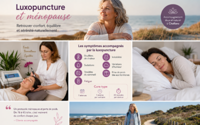 Luxopuncture et ménopause à Challans | Soulager bouffées de chaleur et troubles du sommeil
